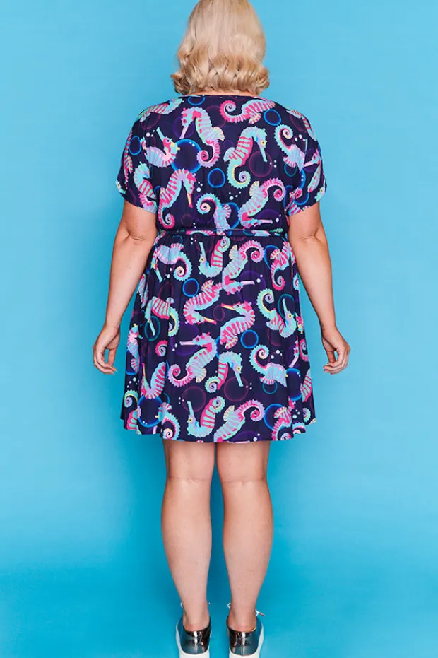 Lorraine Designs Casual Dresses | Fit & Flare Dresses*Rosalie Seahorses Dress