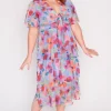 Lorraine Designs Cocktail Dresses | Midi Dresses*Rowen Whimsical Water Colour Dress