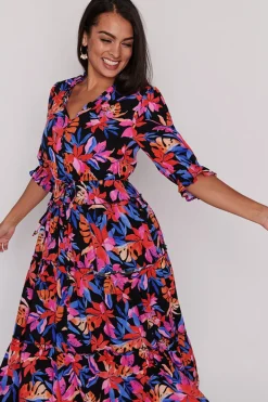 Lorraine Designs Casual Dresses | Fit & Flare Dresses*Sam Tropical Crush Maxi Dress