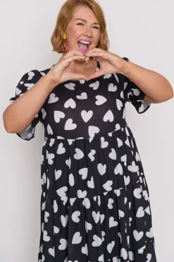 Lorraine Designs Loose Dresses | Casual Dresses*Saturn Hearts a Flutter Dress