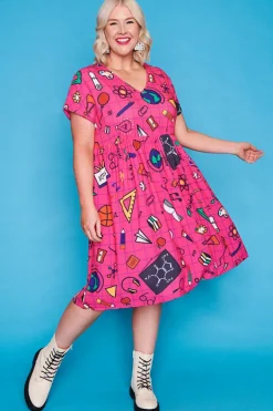 Lorraine Designs Casual Dresses | Loose Dresses*Savannah Teachers Pink Dress