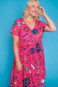Lorraine Designs Casual Dresses | Loose Dresses*Savannah Teachers Pink Dress