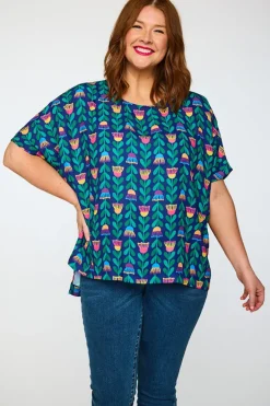 Lorraine Designs Tops | Casual Dresses*Serena Eucalyptus Buds Top