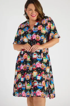 Lorraine Designs Casual Dresses | Fit & Flare Dresses*Siena Bauble Christmas Dress