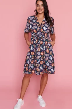 Lorraine Designs Casual Dresses | Fit & Flare Dresses*Siena Faun-Tastic Friends Dress