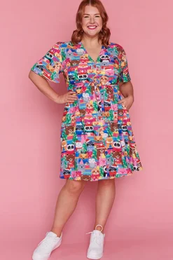 Lorraine Designs Casual Dresses | Fit & Flare Dresses*Siena Jolly N Bright Dress