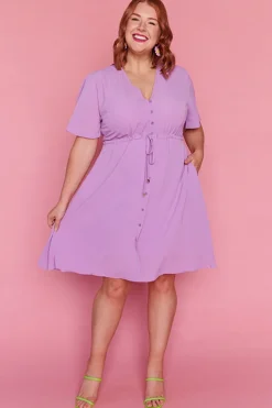 Lorraine Designs Casual Dresses | Fit & Flare Dresses*Siena Mauve Dress