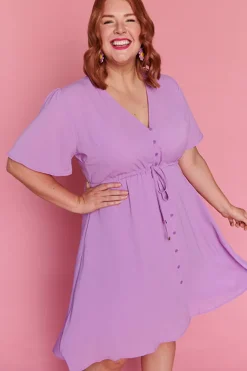 Lorraine Designs Casual Dresses | Fit & Flare Dresses*Siena Mauve Dress