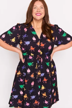 Lorraine Designs Casual Dresses | Fit & Flare Dresses*Siena Poodles Dress