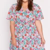 Lorraine Designs Casual Dresses | Fit & Flare Dresses*Siena Pops of Red Dress