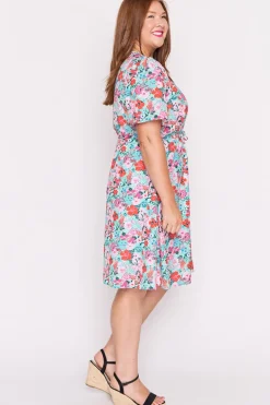 Lorraine Designs Casual Dresses | Fit & Flare Dresses*Siena Pops of Red Dress