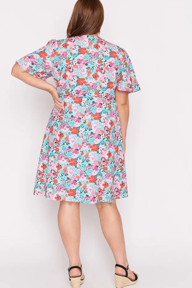 Lorraine Designs Casual Dresses | Fit & Flare Dresses*Siena Pops of Red Dress