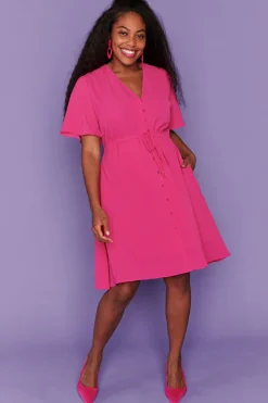 Lorraine Designs Casual Dresses | Fit & Flare Dresses*Siena Raspberry Dress