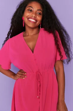 Lorraine Designs Casual Dresses | Fit & Flare Dresses*Siena Raspberry Dress