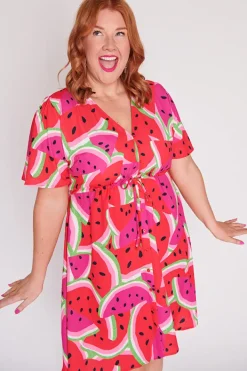 Lorraine Designs Casual Dresses | Fit & Flare Dresses*Siena Watermelon Stack Dress