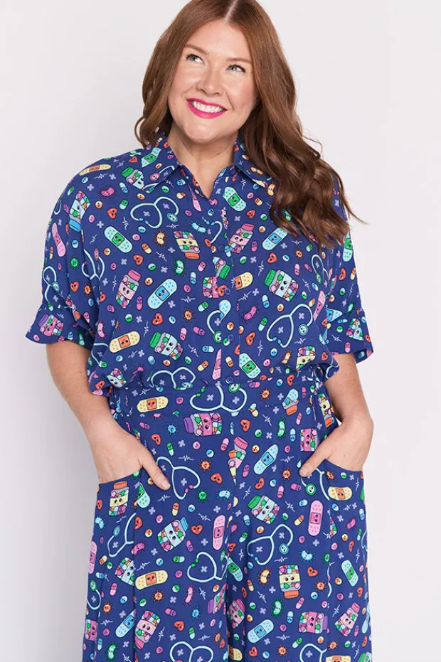 Lorraine Designs Tops*Simone Happy Health Shirt