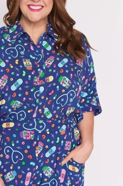 Lorraine Designs Tops*Simone Happy Health Shirt