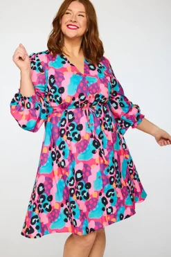 Lorraine Designs Casual Dresses | Fit & Flare Dresses*Sofia Inky Leopard Dress