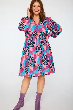Lorraine Designs Casual Dresses | Fit & Flare Dresses*Sofia Inky Leopard Dress