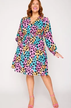 Lorraine Designs Casual Dresses | Fit & Flare Dresses*Sofia Trio Cheetah Dress