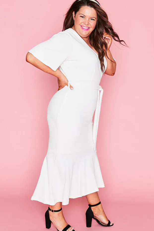Ebby & I Bodycon Dresses | Cocktail Dresses*Sonia White Dress