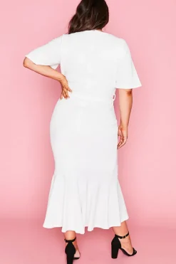 Ebby & I Bodycon Dresses | Cocktail Dresses*Sonia White Dress