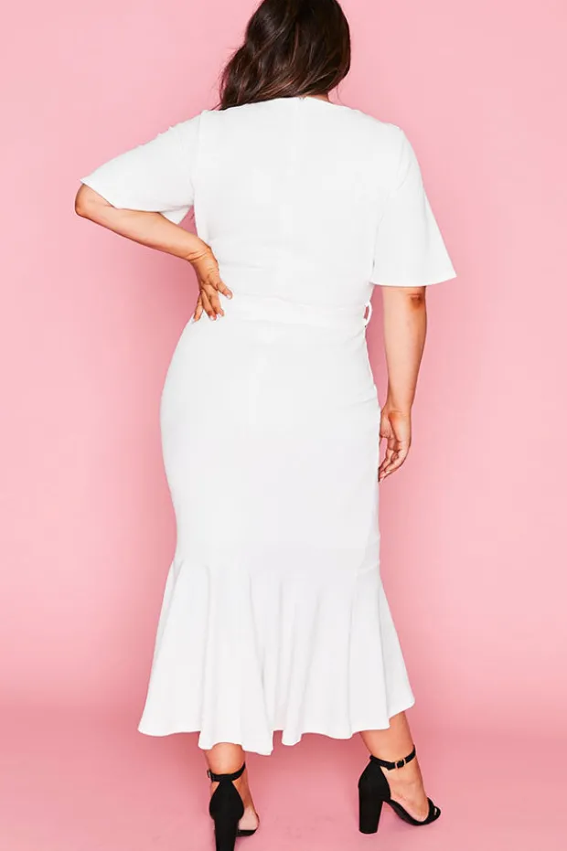 Ebby & I Bodycon Dresses | Cocktail Dresses*Sonia White Dress