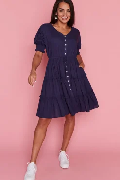 Lorraine Designs Casual Dresses | Shift Dresses*Sonya Navy Dress