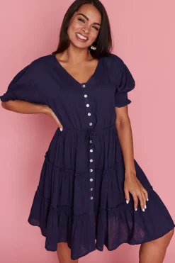 Lorraine Designs Casual Dresses | Shift Dresses*Sonya Navy Dress