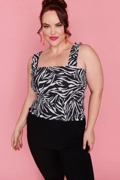 Lorraine Designs Tops*Sophie Zebra Top