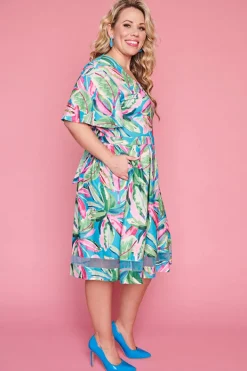 Lorraine Designs Fit & Flare Dresses | Cocktail Dresses*Sorrento Aqua Spring Party Dress
