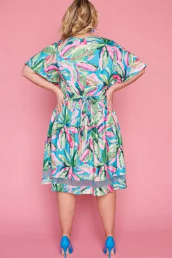 Lorraine Designs Fit & Flare Dresses | Cocktail Dresses*Sorrento Aqua Spring Party Dress