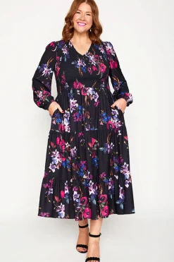 Lorraine Designs Casual Dresses | Fit & Flare Dresses*Stevie Night Flower Dress