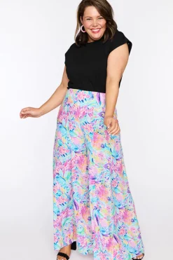 YD International Pants & Jeans*Sunshine Rainbow Bloom Pant