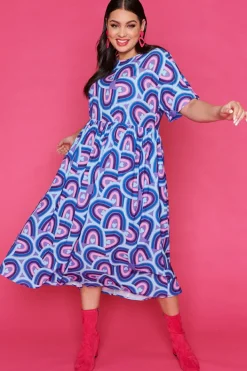 Lorraine Designs Casual Dresses | Shift Dresses*Superstar Cool Rainbows Dress