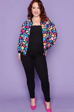 Lorraine Designs Jackets & Coats*Sutton Rainbow Pebble Spots Jacket