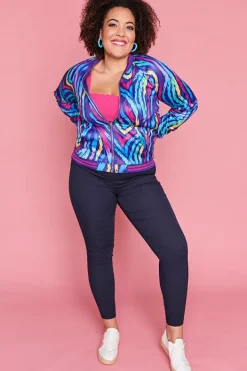 Lorraine Designs Jackets & Coats*Sutton Rainbow Zebra Jacket