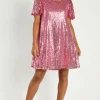 Lorraine Designs Loose Dresses | Casual Dresses*Taylor Pink Sequin Dress
