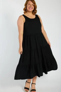 Lorraine Designs Loose Dresses | Fit & Flare Dresses*Teagan Black Dress