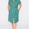 Lorraine Designs Shirt Dresses | Loose Dresses*Tessa Green Floral Dress