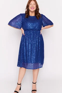 Lorraine Designs Sequin Dresses | Cocktail Dresses*Tinsley Cobalt Sequins Dress