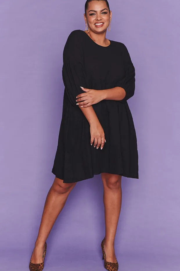 White Closet Casual Dresses | Shift Dresses*Tuscany Black Dress
