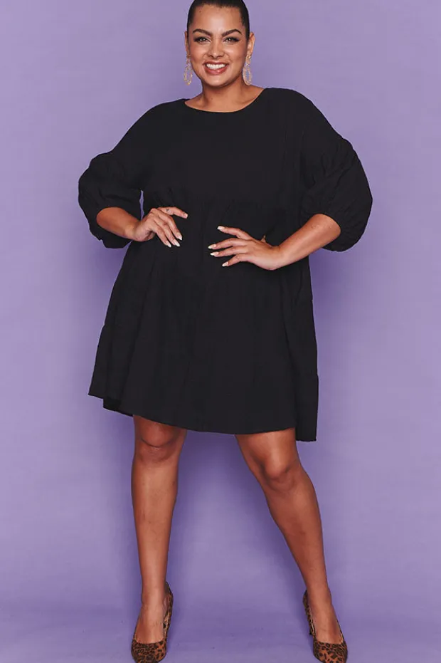 White Closet Casual Dresses | Shift Dresses*Tuscany Black Dress
