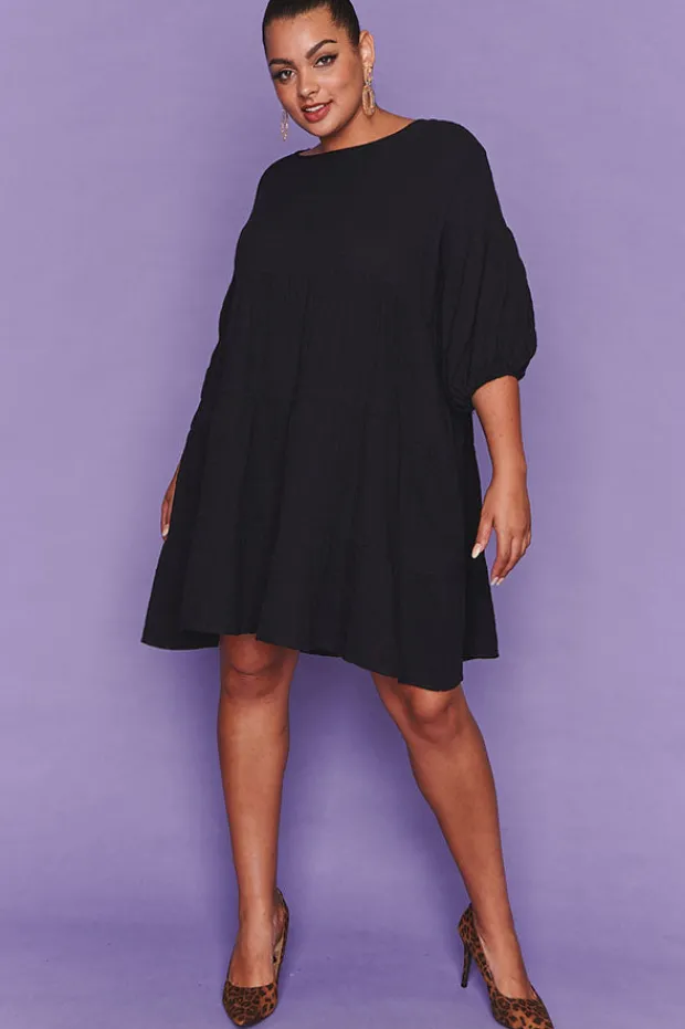 White Closet Casual Dresses | Shift Dresses*Tuscany Black Dress