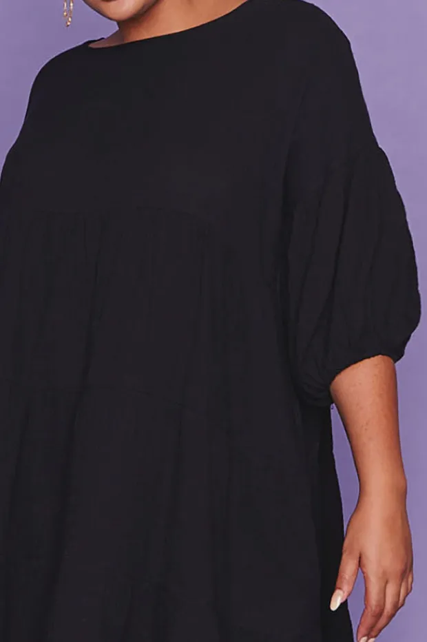 White Closet Casual Dresses | Shift Dresses*Tuscany Black Dress