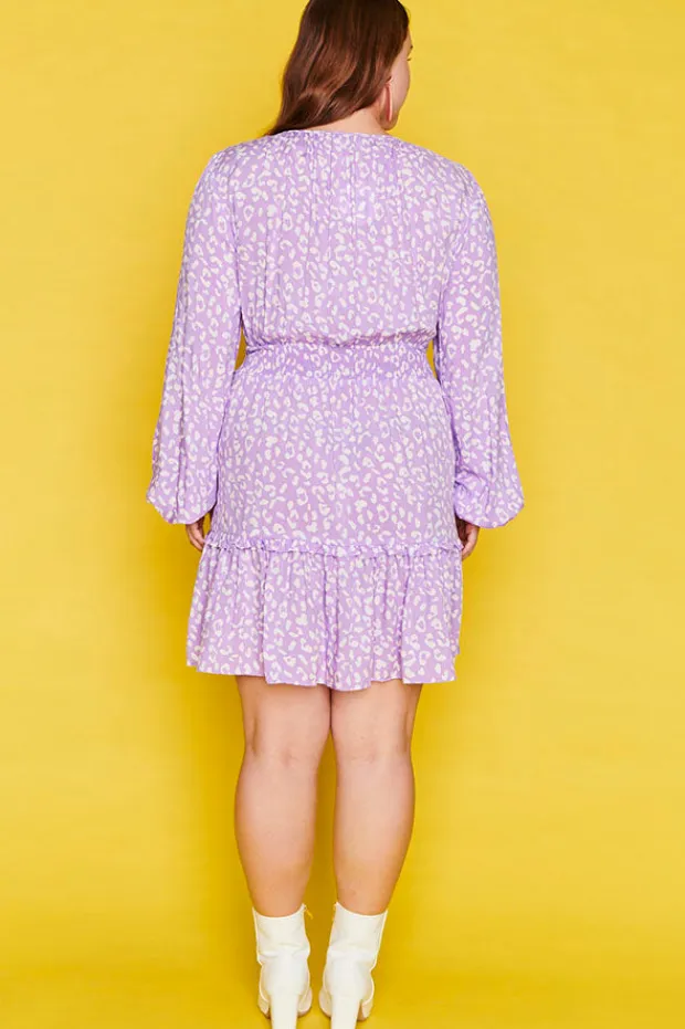 Lorraine Designs Casual Dresses | Fit & Flare Dresses*Victoria Purple Animal Dress