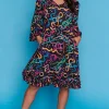 Lorraine Designs Casual Dresses | Fit & Flare Dresses*Winnie Snakes & Ladders Dress