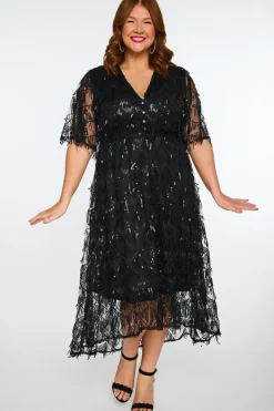 Lorraine Designs Sequin Dresses | Cocktail Dresses*Wonderful Black Party Dress