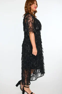 Lorraine Designs Sequin Dresses | Cocktail Dresses*Wonderful Black Party Dress