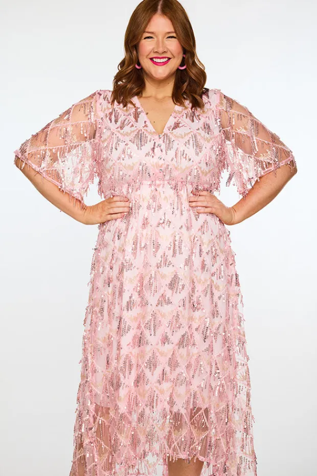 Lorraine Designs Sequin Dresses | Cocktail Dresses*Wonderful Pink Party Dress